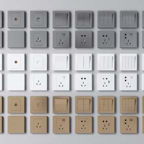 现代开关3D模型下载